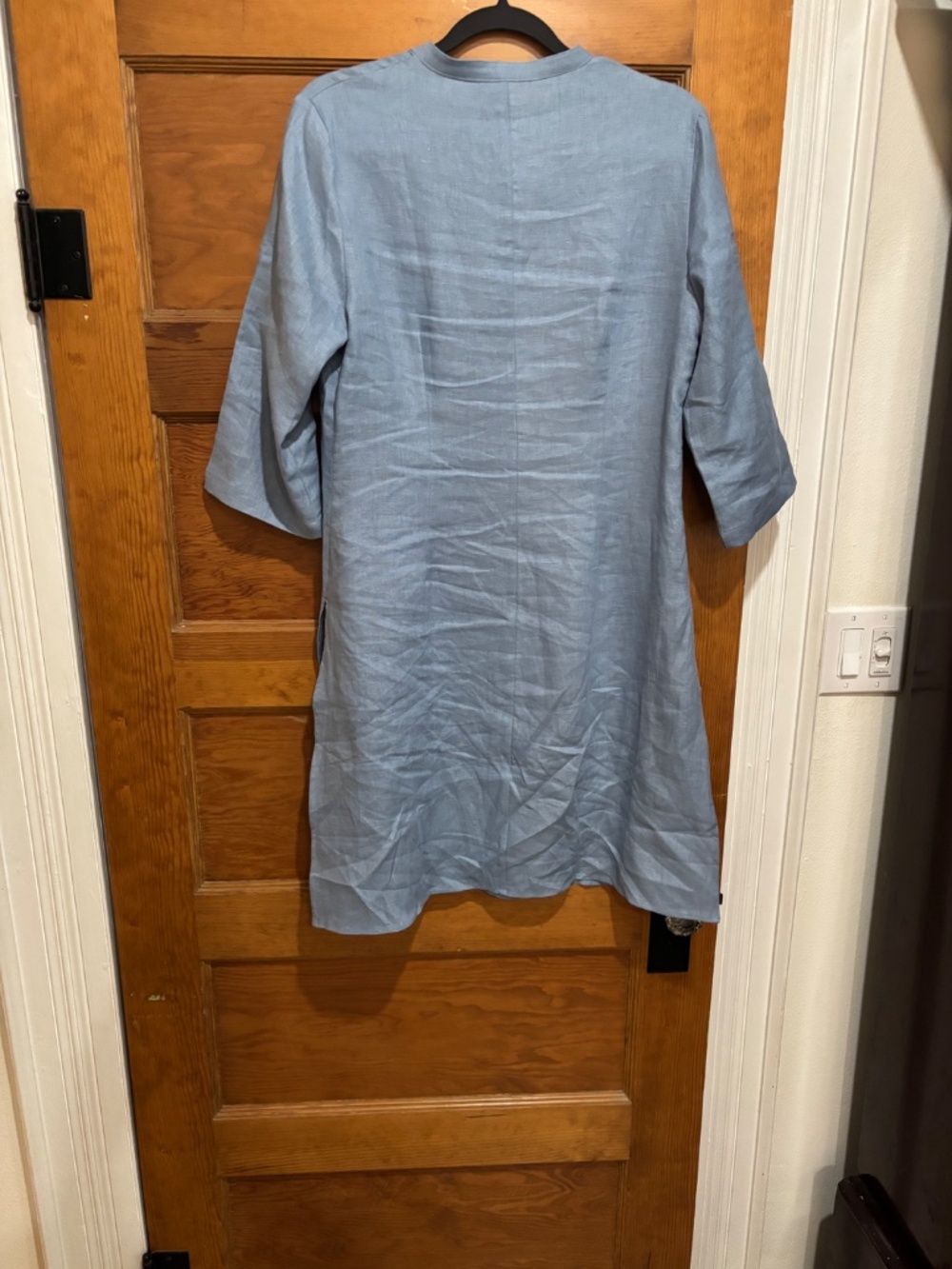 WOMENS LINEN LONG TOP - Picture 6 of 16